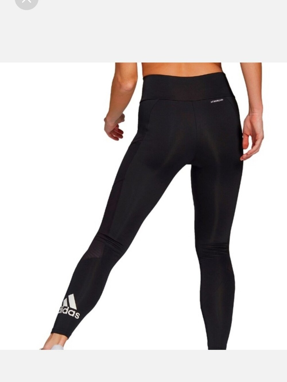 Adidas Women's NWT Aero Mesh-Panel Full Length Leggings Size SMALL